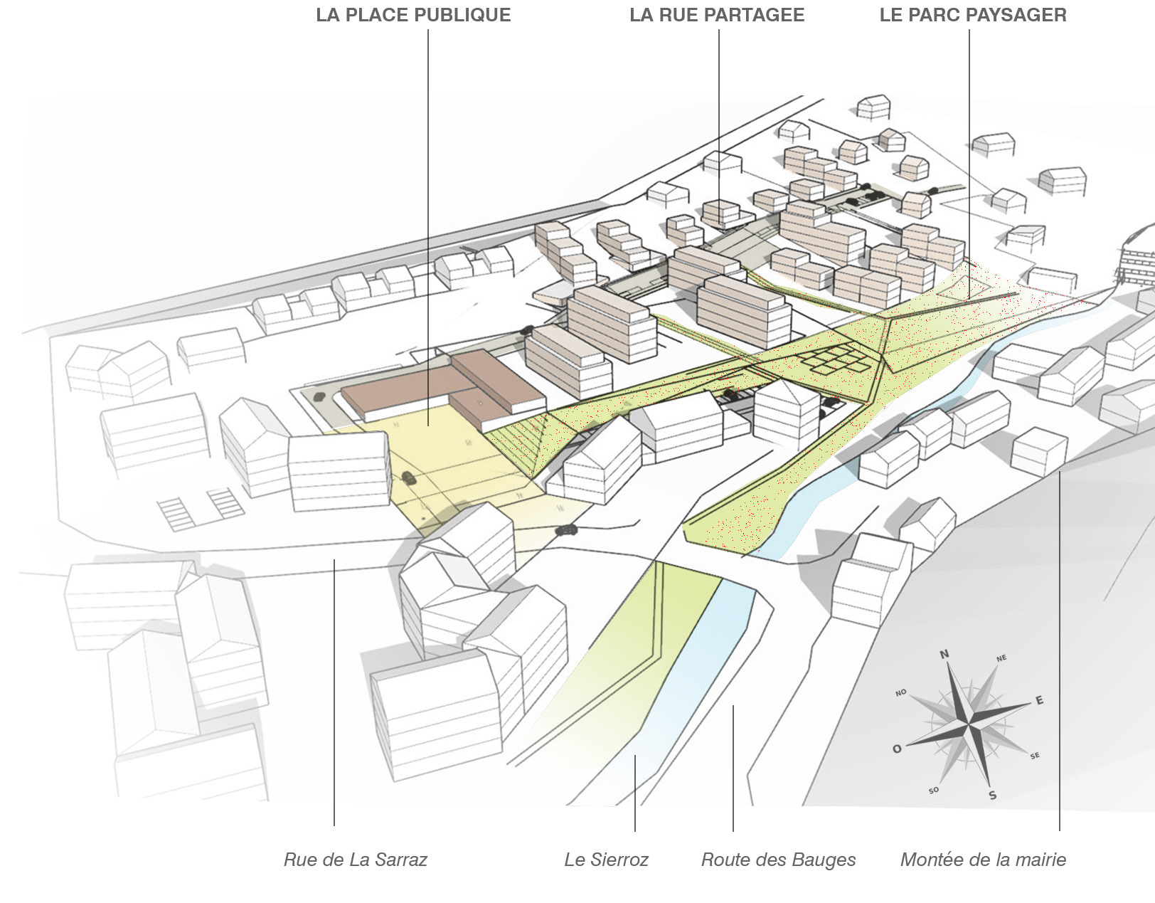 Composition urbaine entre agglomération et Parc naturel Fédération